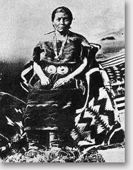 Juanita, esposa de Manuelito, líder Navajo (Dine)